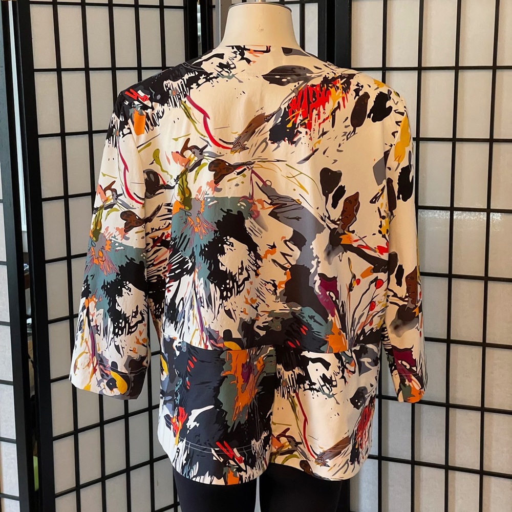 Joseph Ribkoff Multicolor Abstract Jacket - Picture 2 of 6